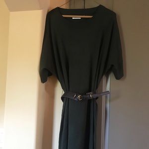 Calvin Klein Forest Green Sweater Dress